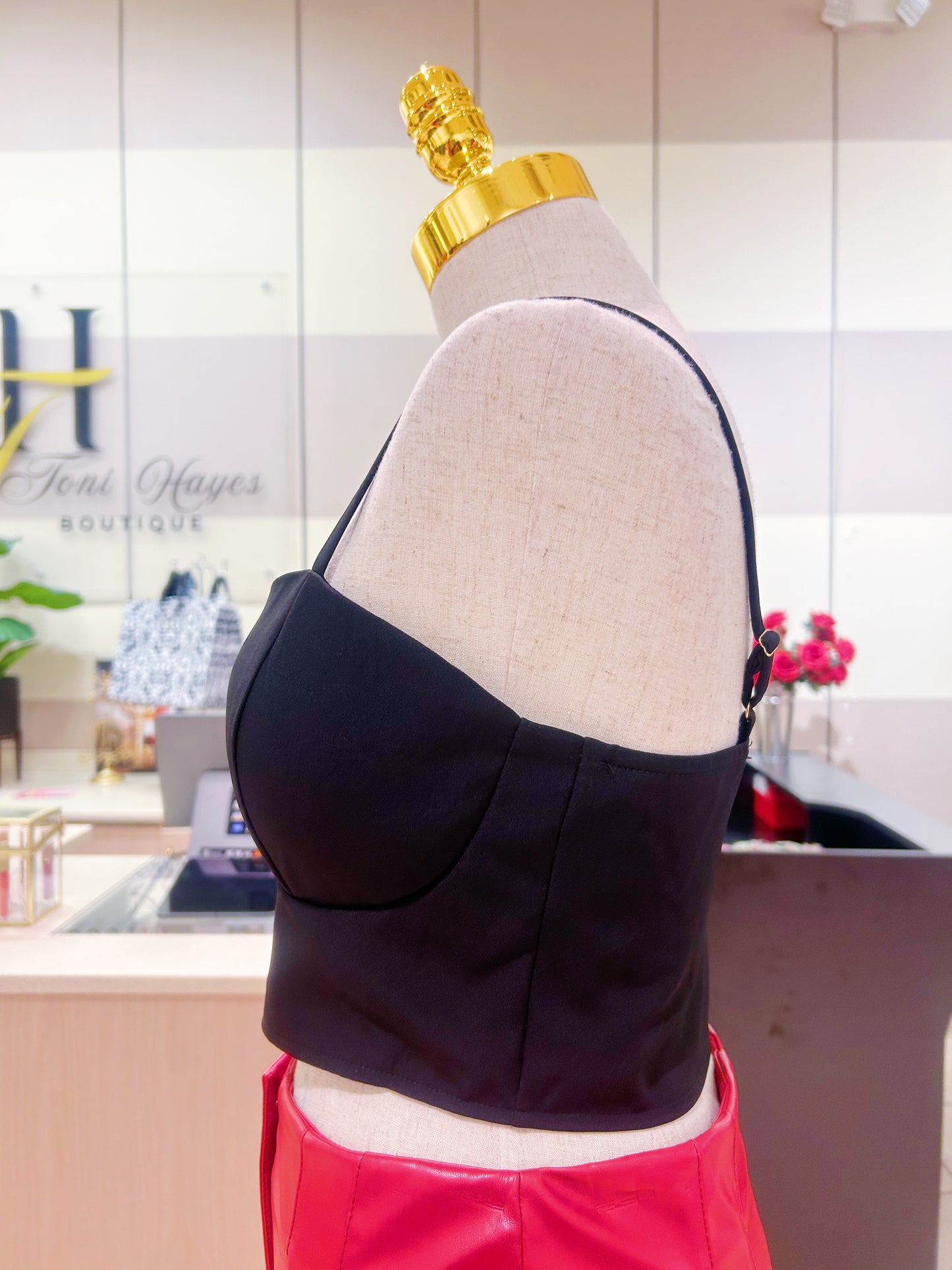 Pearl Blazer and Bustier Set