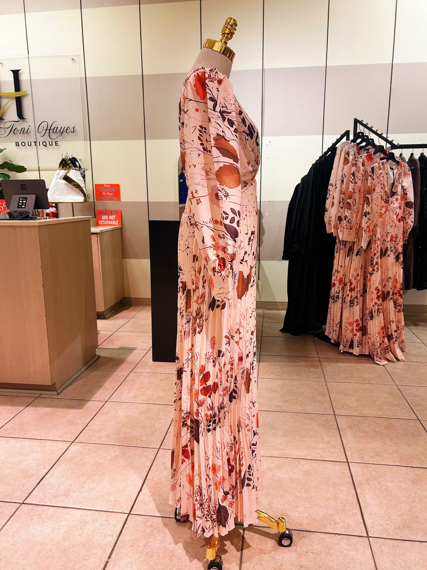 Mable Copper Dress