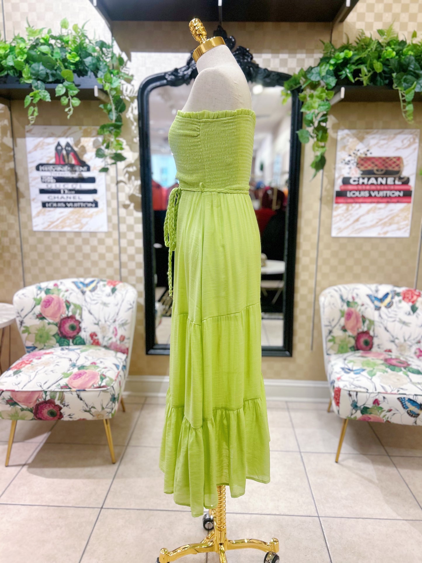 Braid Belt Dress