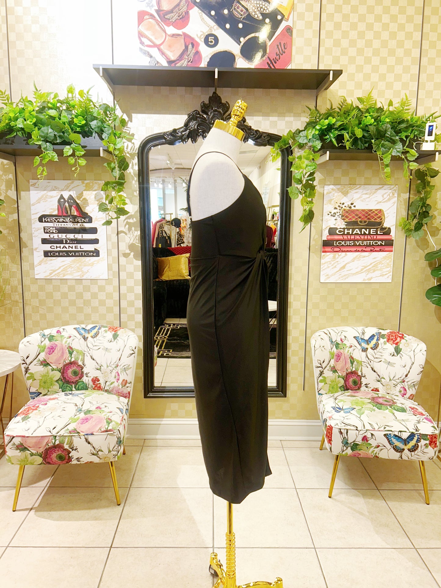 Cross Bodice Dress