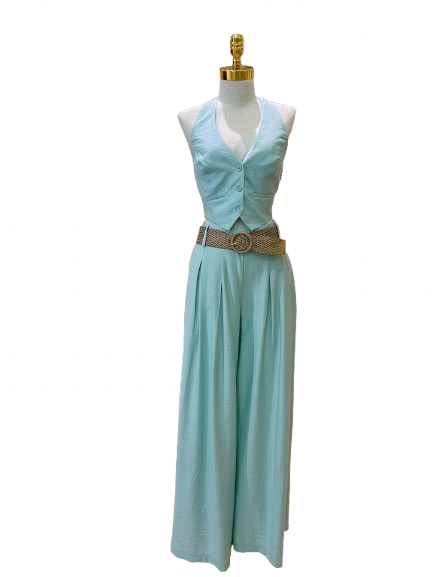 Halter Vest Set