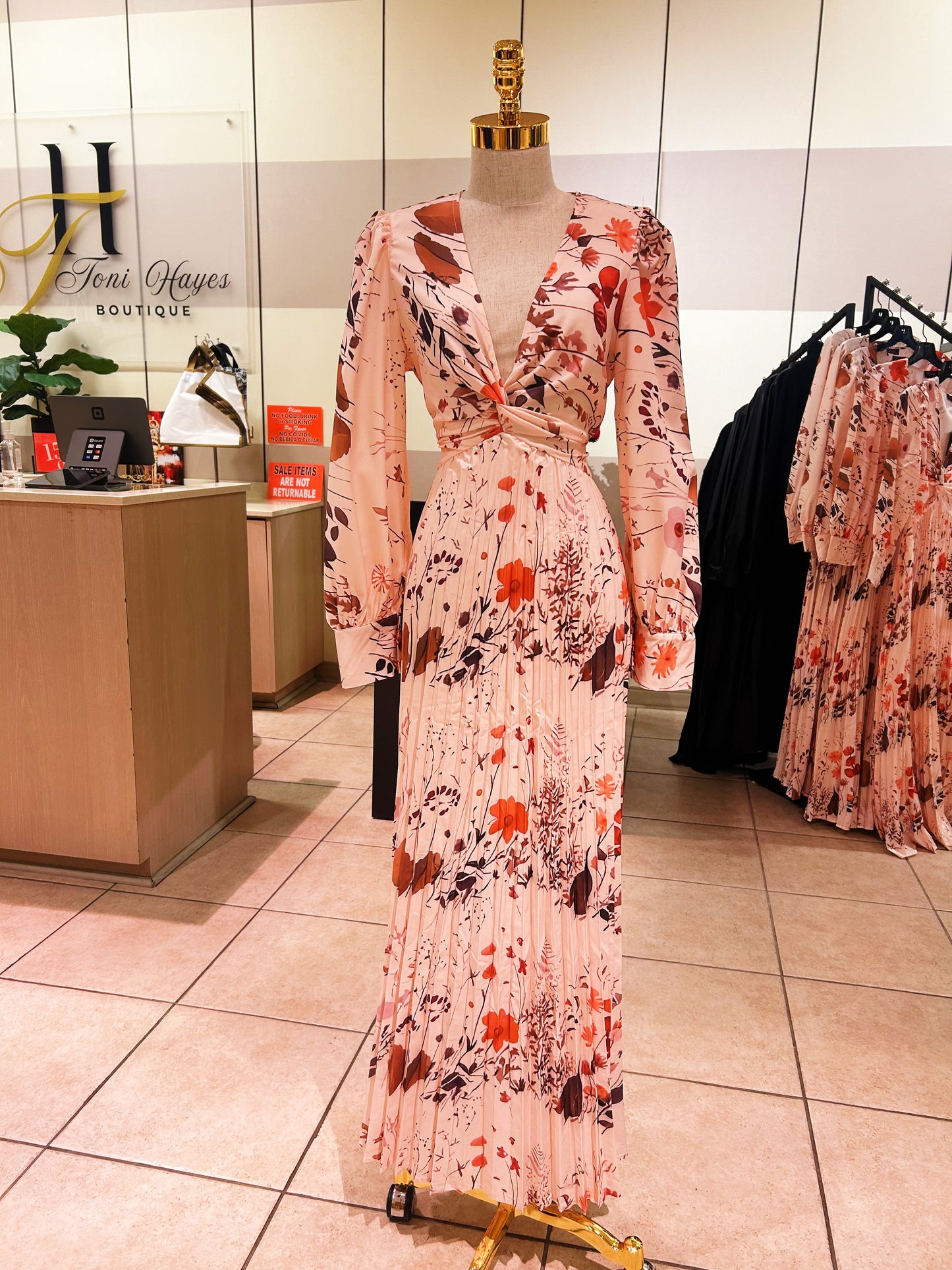 Mable Copper Dress