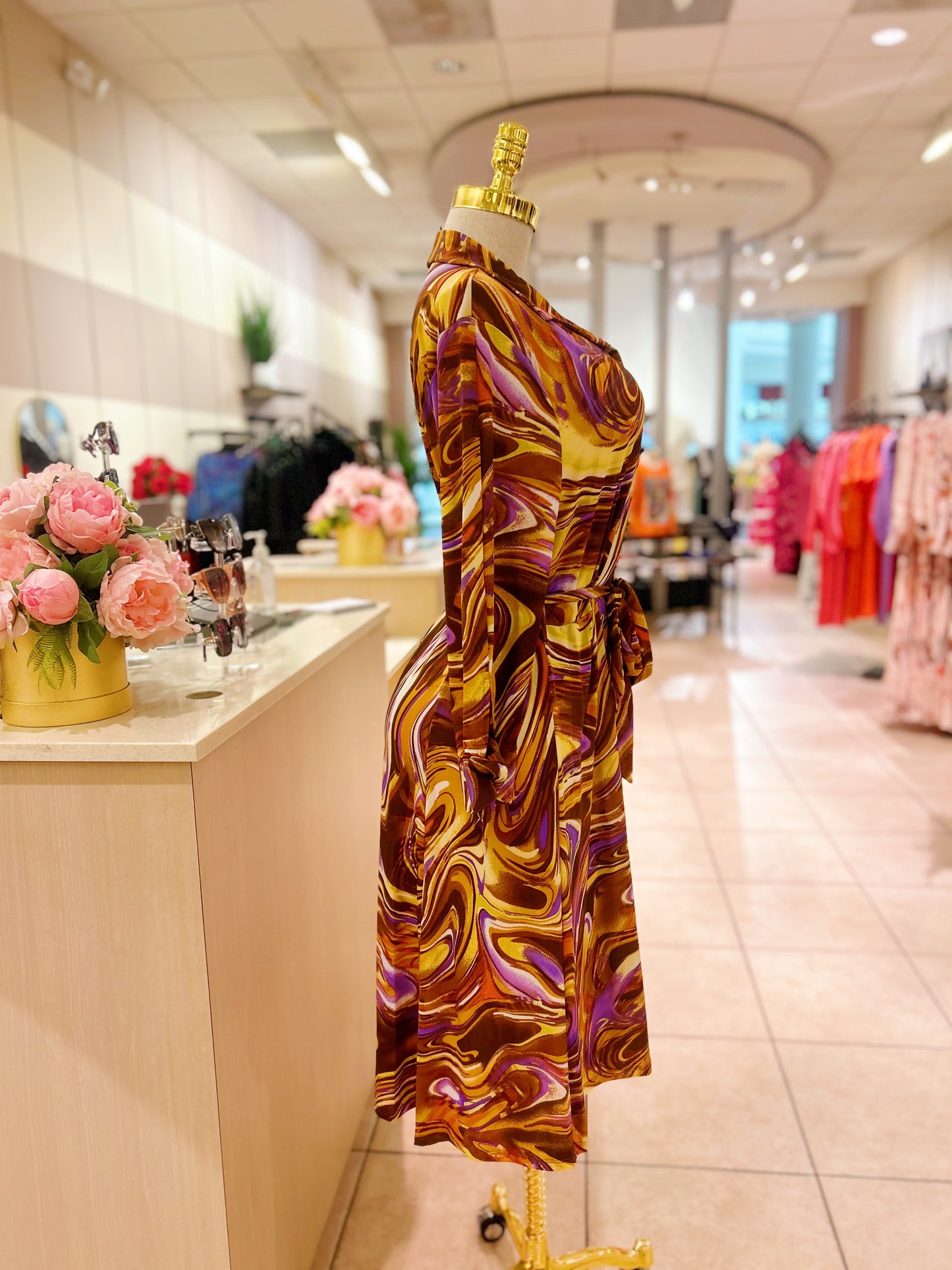 Mustard Medi Dress