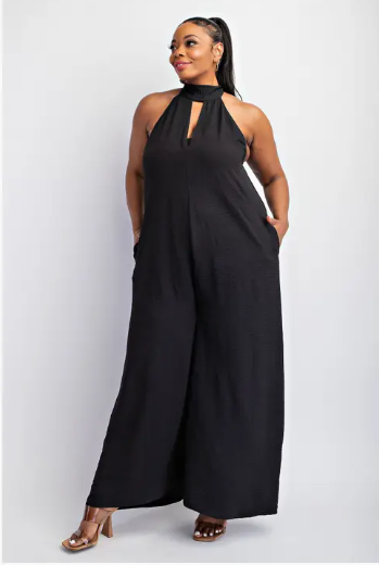 Black Halter Jumper