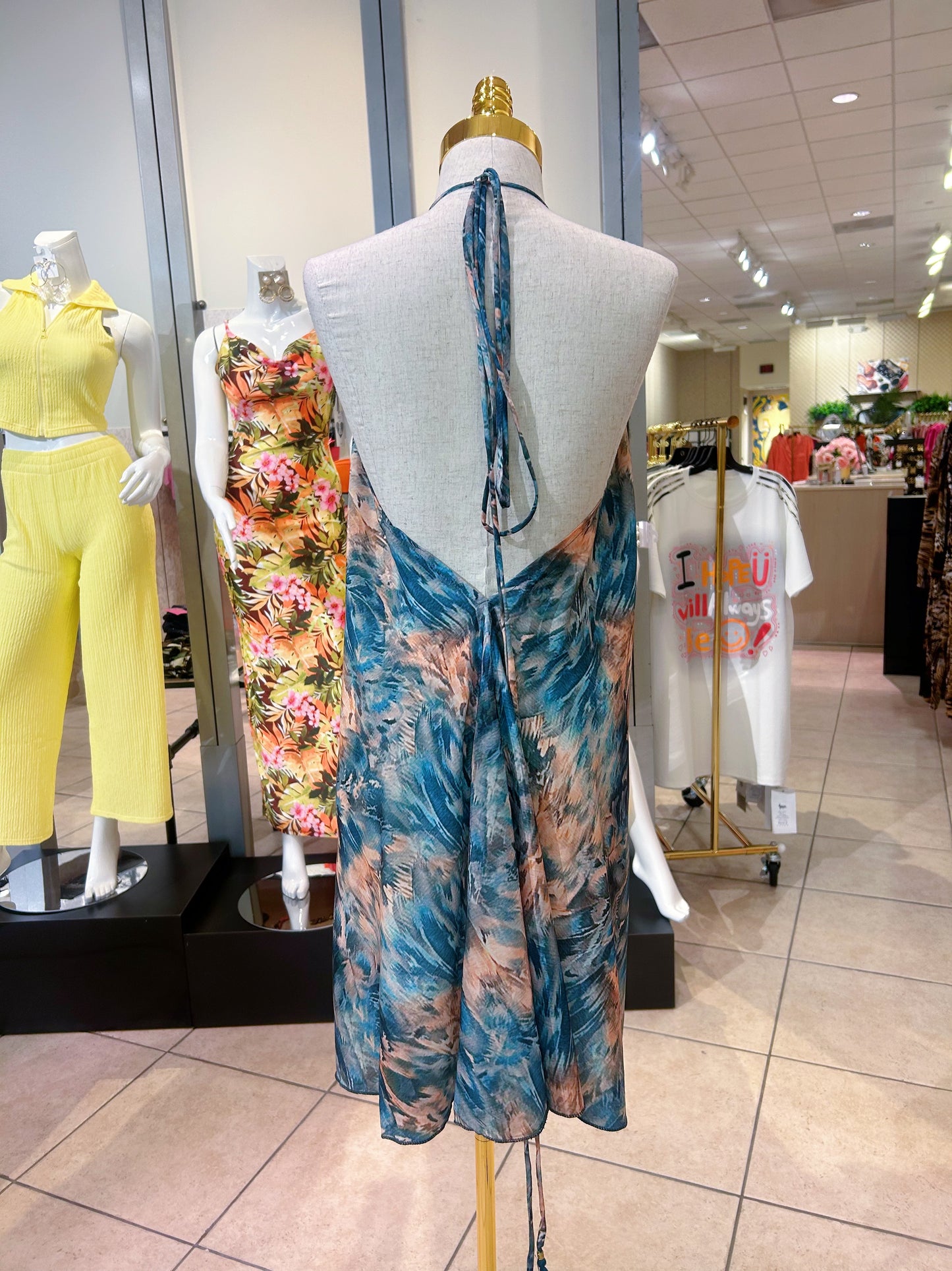 Mini Blue Summer Dress