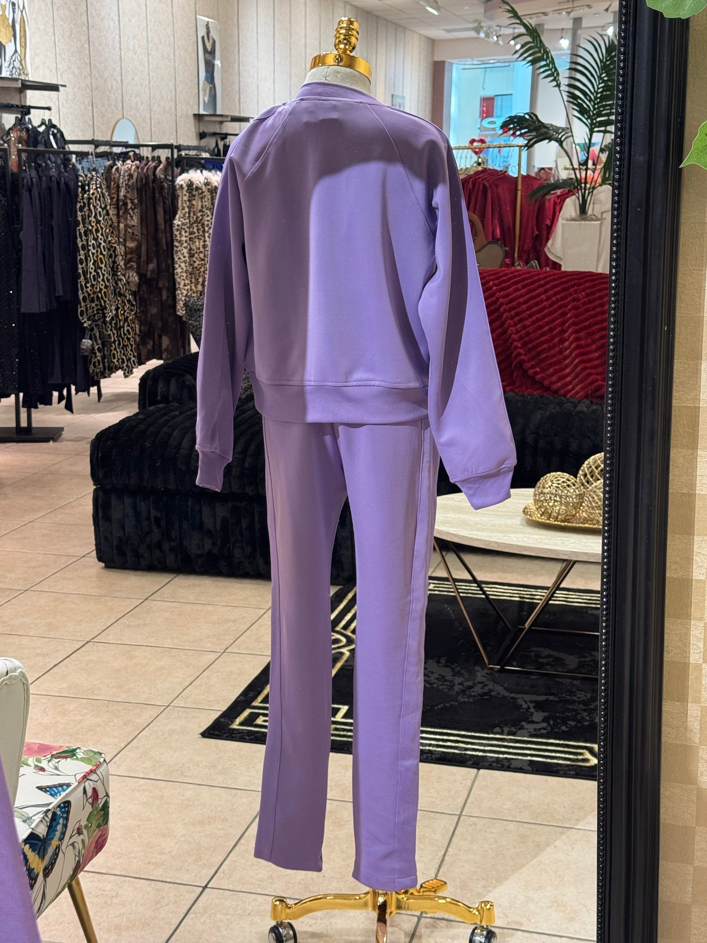 Purple Athleisure Wear