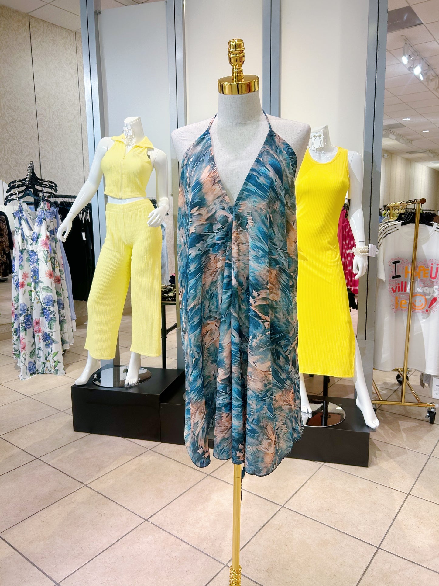 Mini Blue Summer Dress