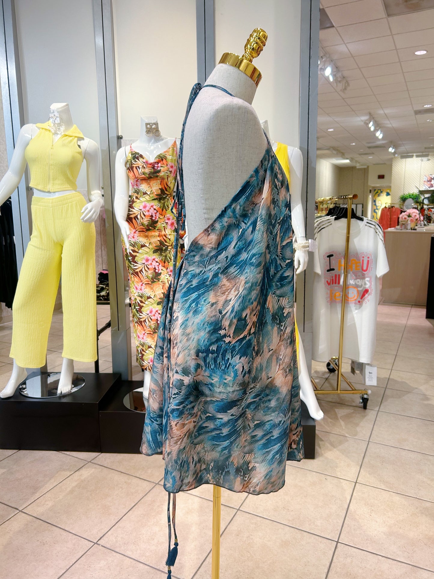 Mini Blue Summer Dress