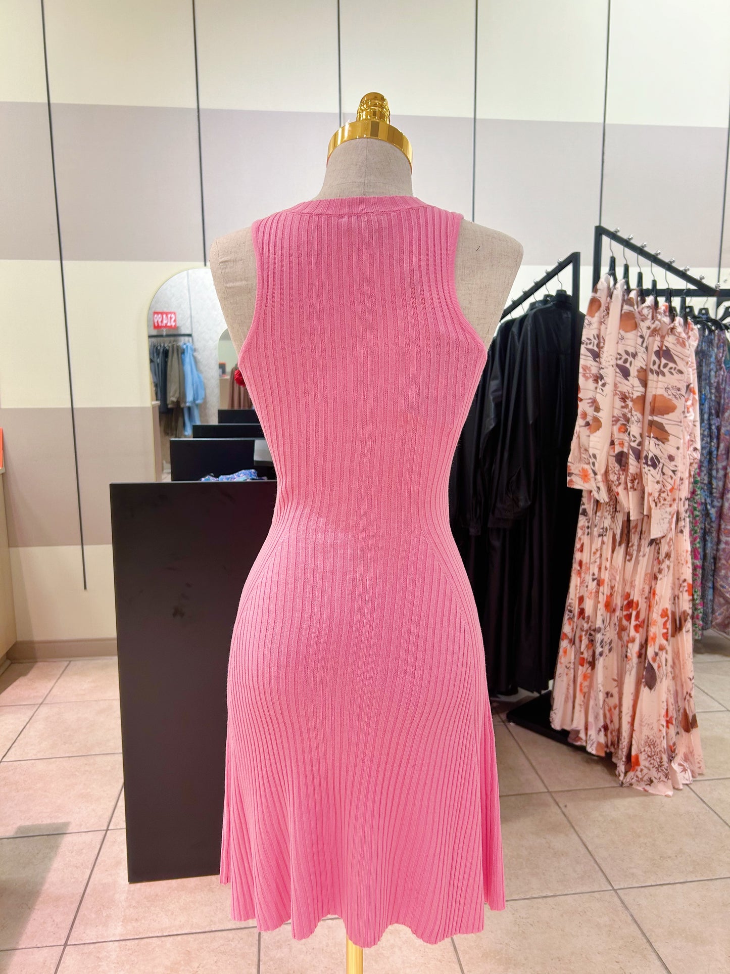 Pink Flare Dress