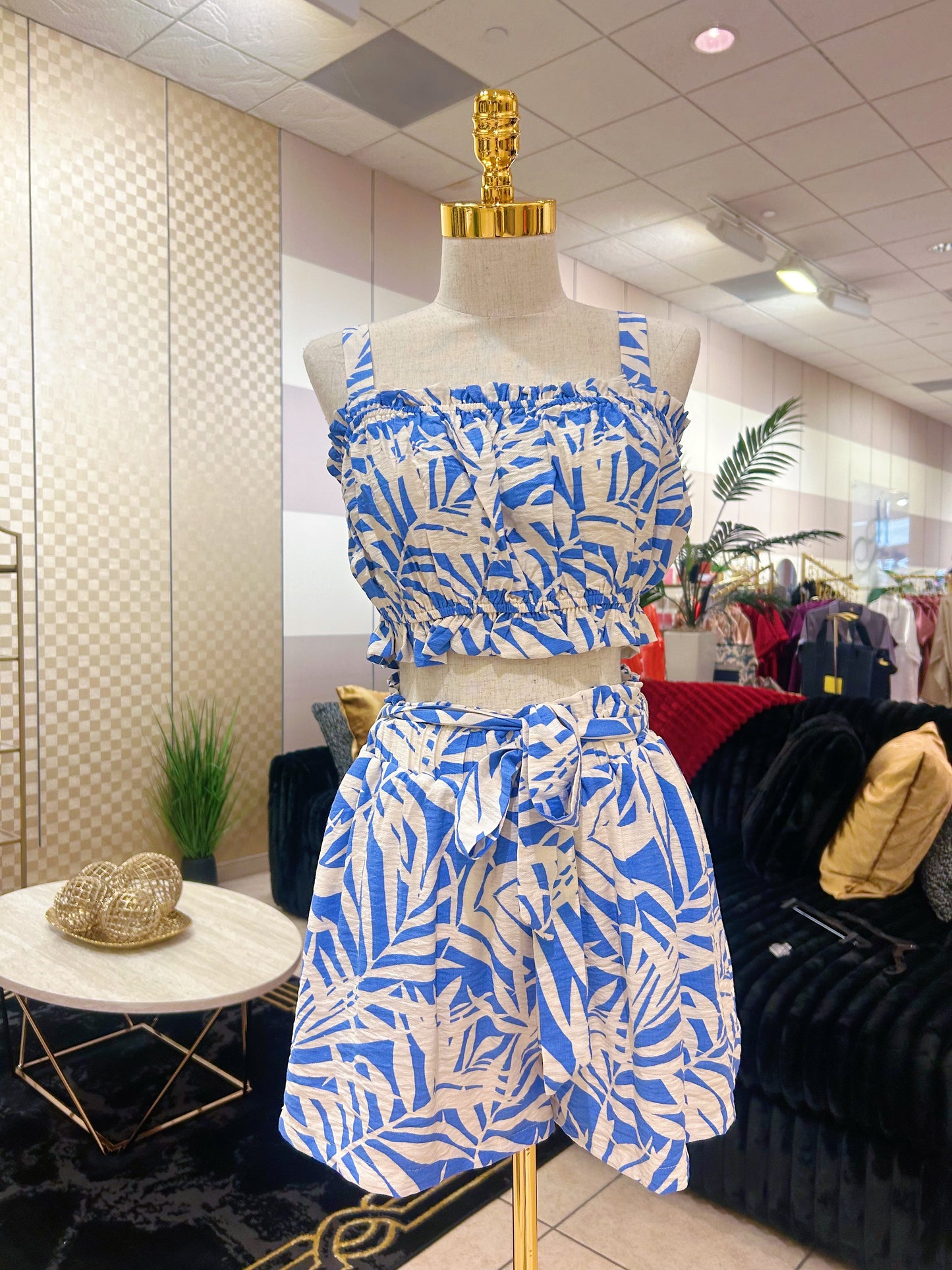 Blue Tropical Set