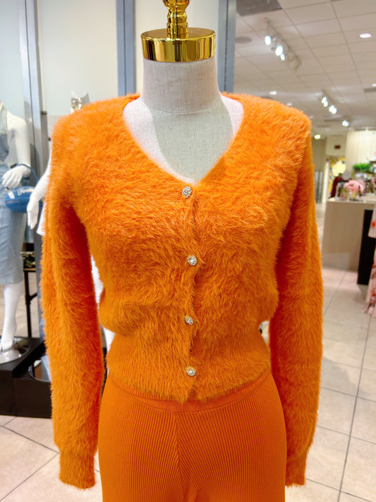 Fuzzy Cardigan