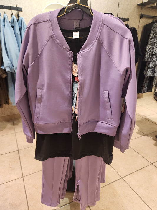 Purple Athleisure Wear