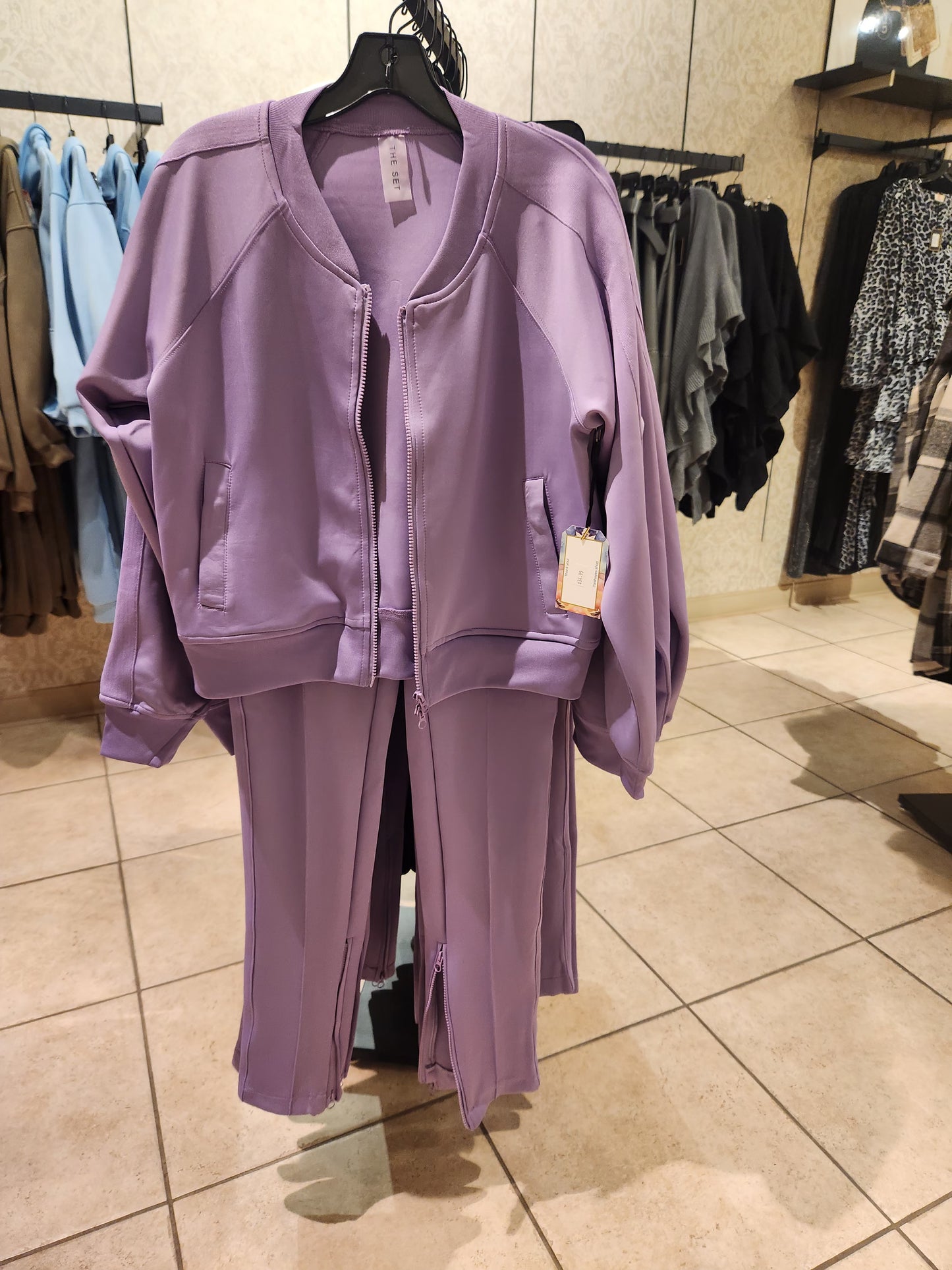 Purple Athleisure Wear