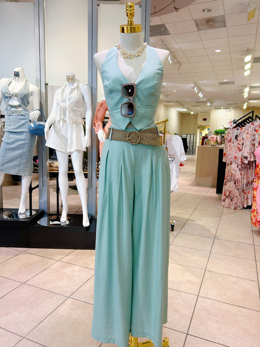 Halter Vest Set