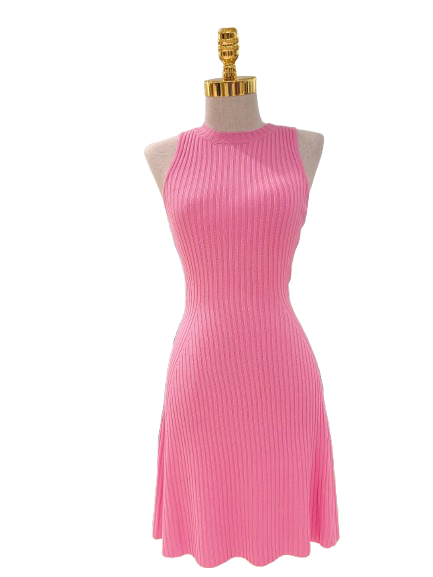 Pink Flare Dress