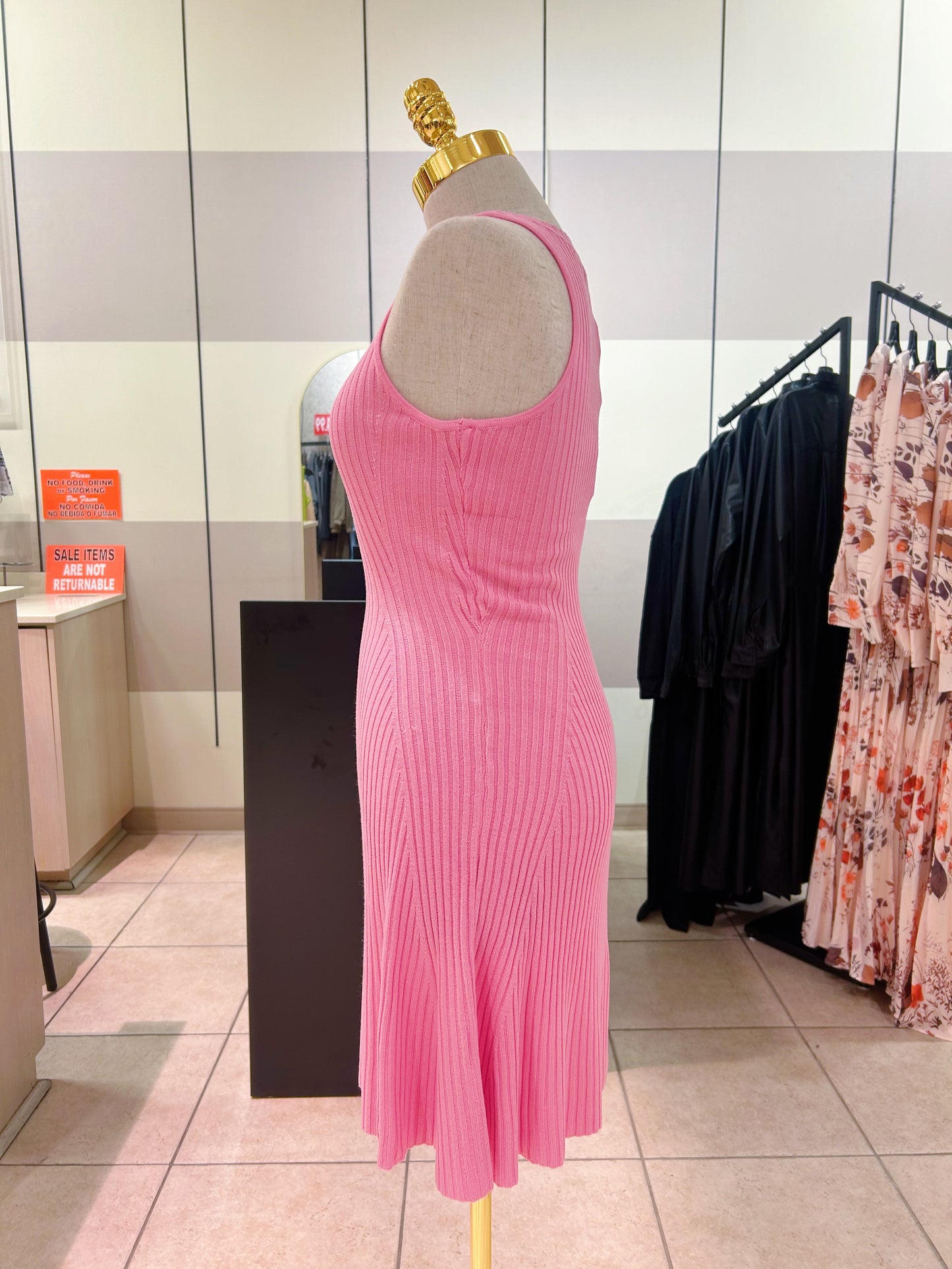 Pink Flare Dress