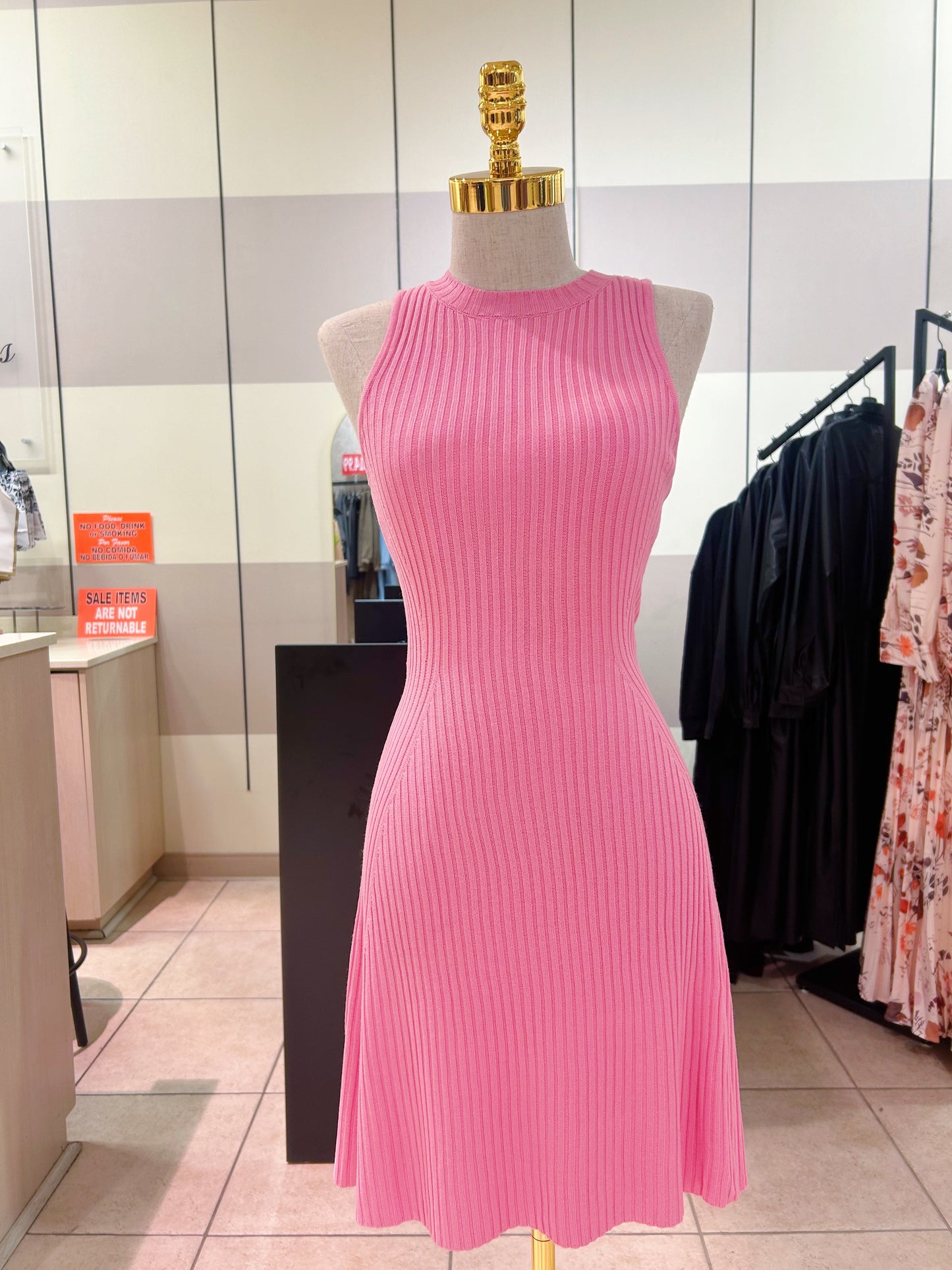 Pink Flare Dress