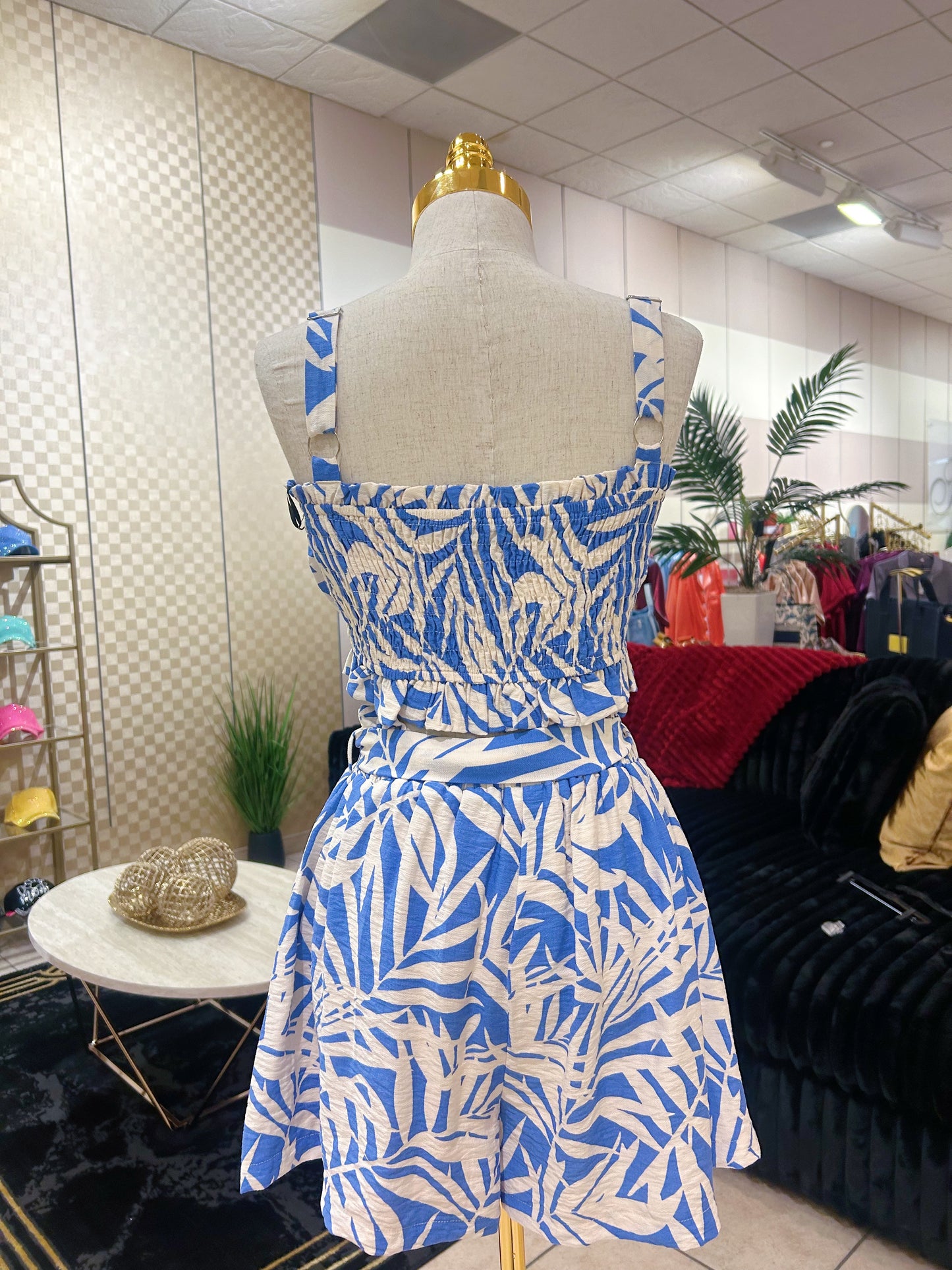 Blue Tropical Set