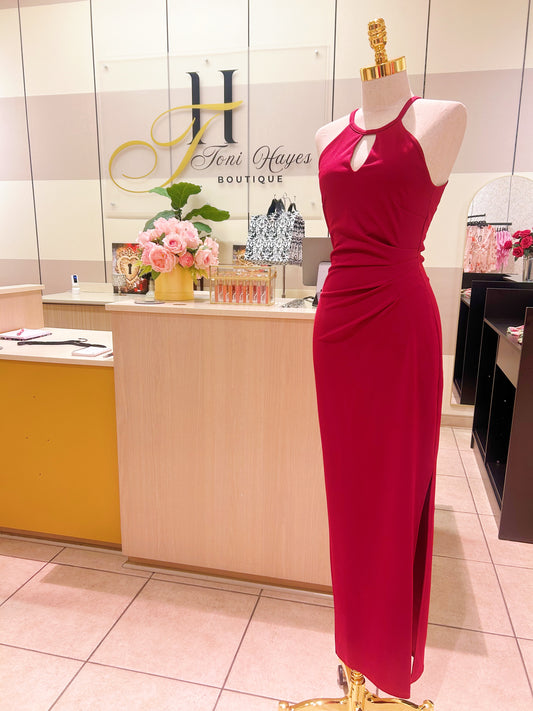 Elegant Red Gown