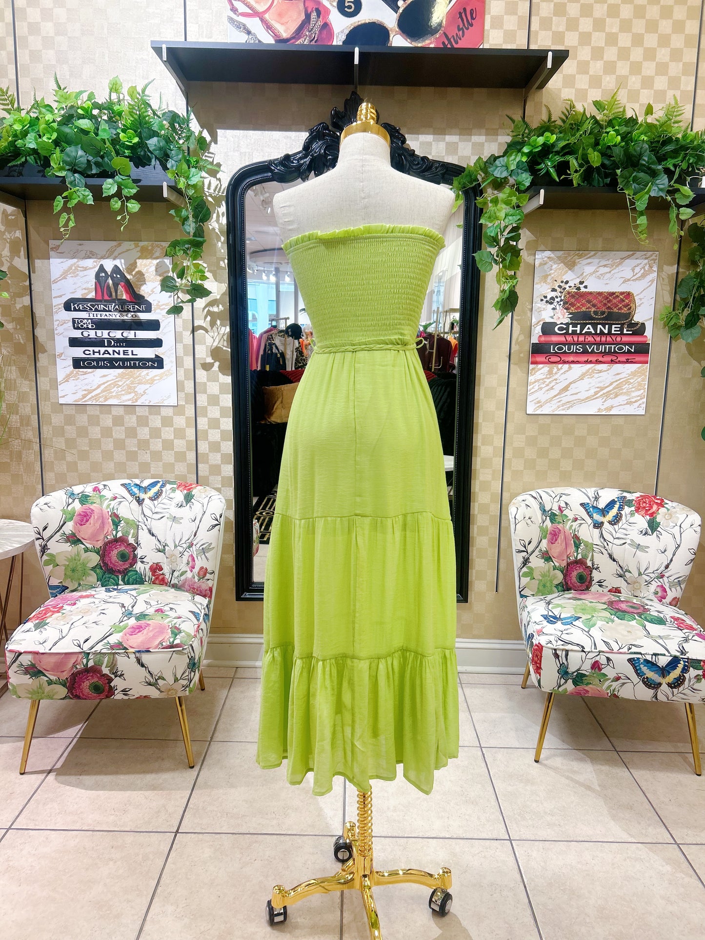 Braid Belt Dress