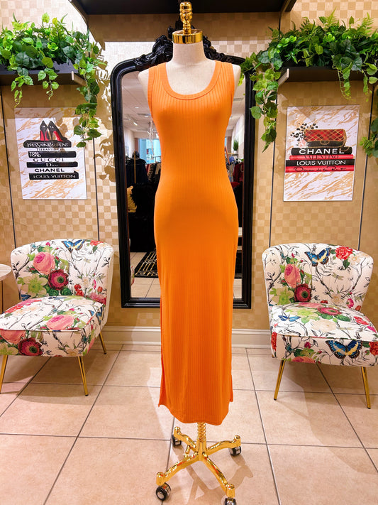 Orange Summer Dress