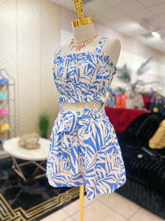 Blue Tropical Set