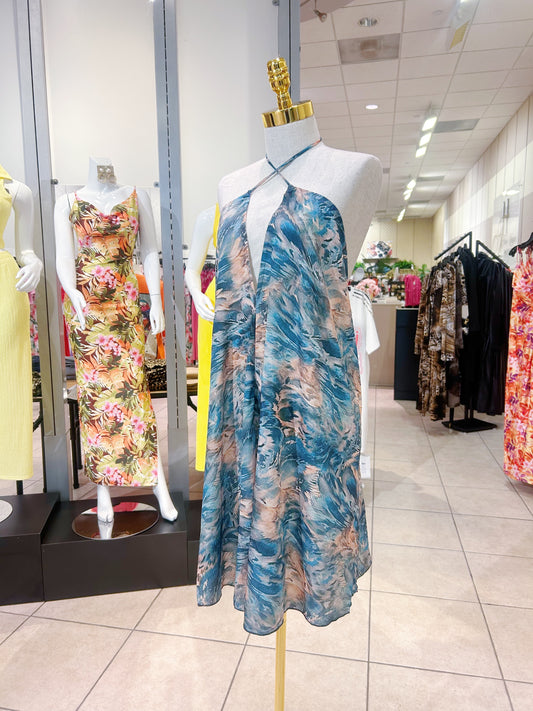 Mini Blue Summer Dress