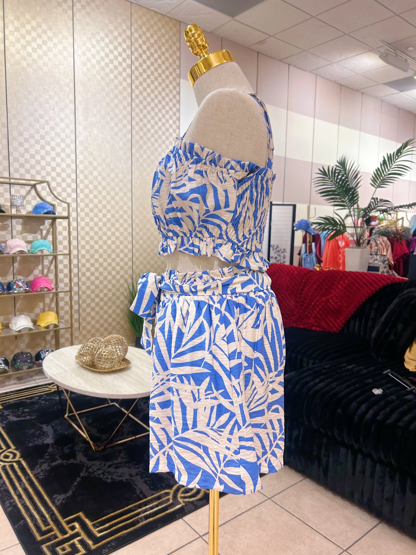 Blue Tropical Set