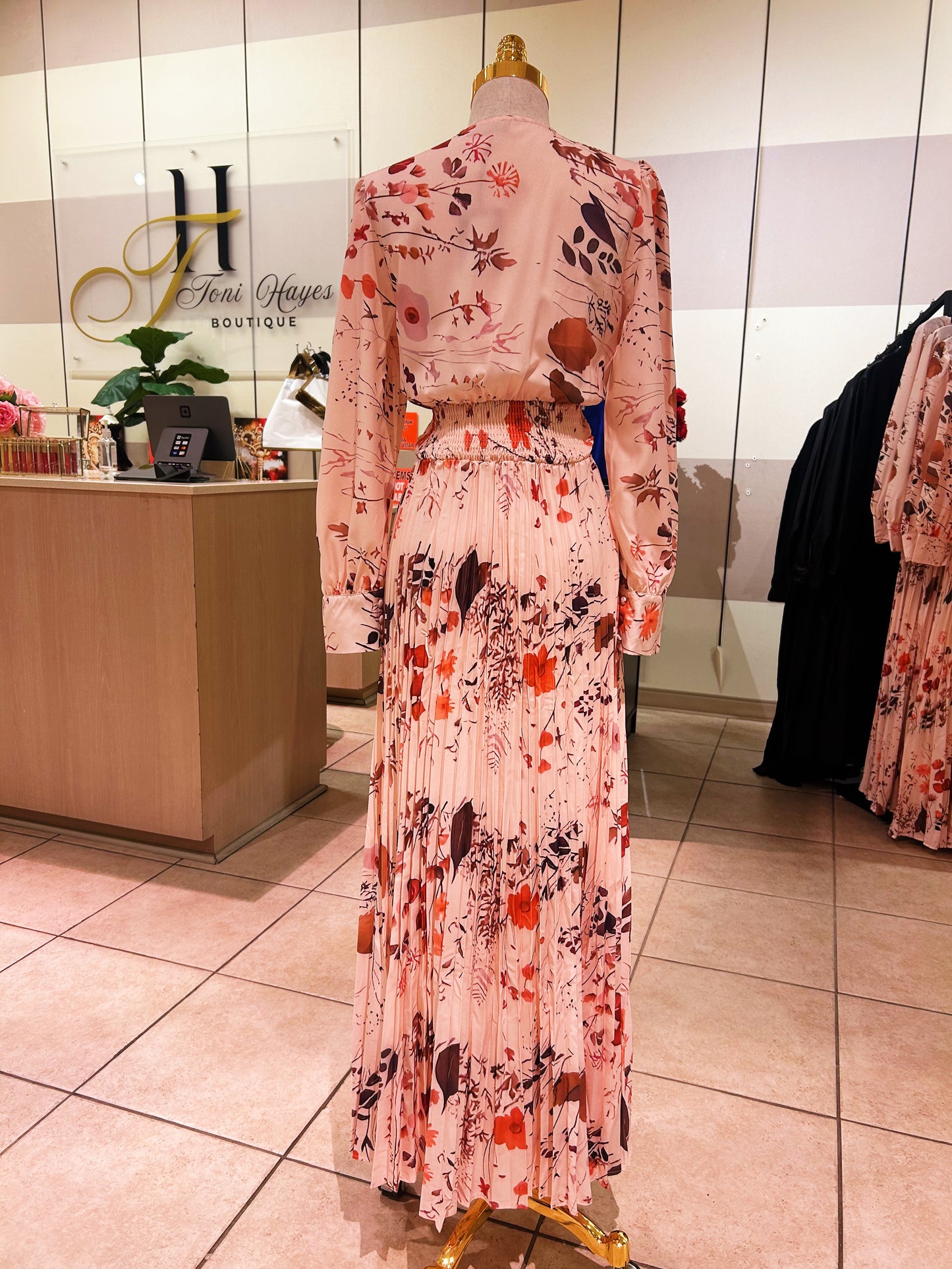 Mable Copper Dress