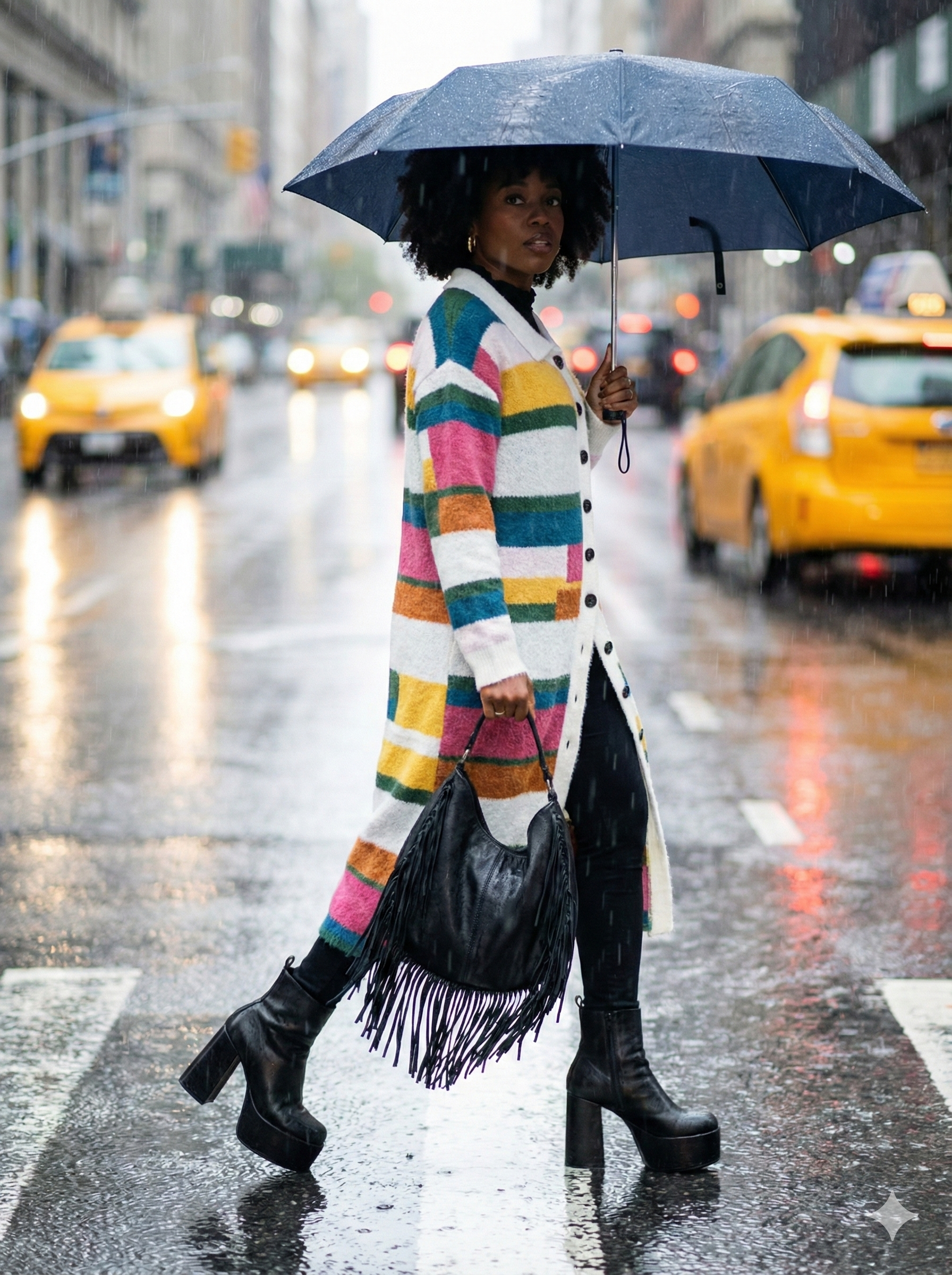 colorful sweater dress AKIRA Carlton Could Never Knit length stunner combines soft Ocean Wave Comfy Sweater Dress