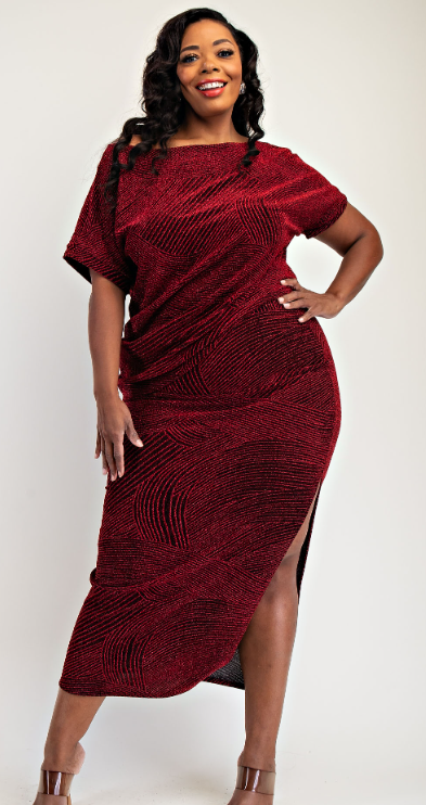 Red Shimmer 2pc Set